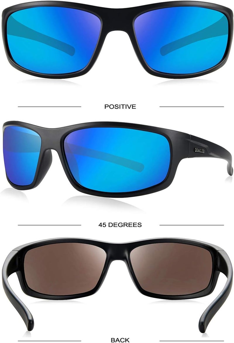 BEALER Store Polarized Sports Sunglasses for Men Lightweight TR90 Frame Sun Glasses Driving Cycling Fishing UV Protection Shades - Image 5